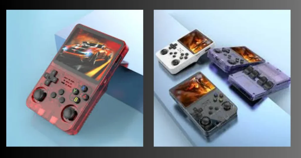 Retro handheld video game console