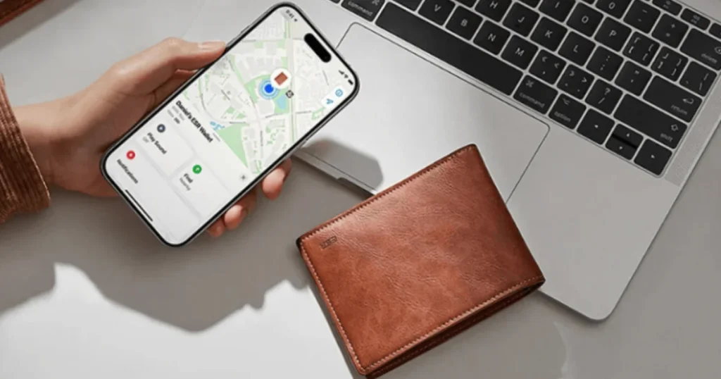 smart GPS wallet for men