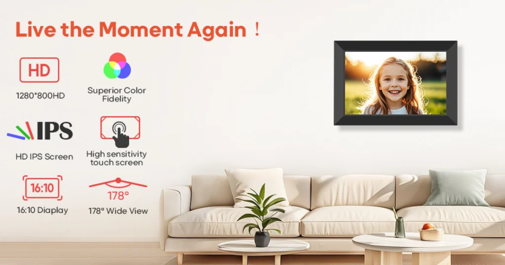 Wi-Fi digital photo frame